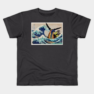 Nudibranch, Great wave off Kanagawa Kids T-Shirt